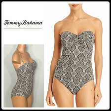 New Tommy Bahama python one piece swimsuit. 6.