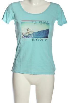 ROXY T-Shirt Damen Shirt Gr. DE 34 blau-grün Casual-Look