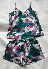 Women's Silk Satin Two-Piece Pajama Set  Small