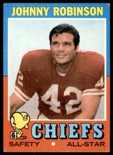 1971 Topps #88  JOHNNY ROBINSON  Kansas City Chiefs  EX-EX+