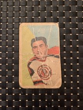 1952-53 Parkhurst #41 Gerry Couture Chicago Blackhawks - Poor (see pics)