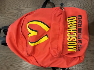 Moschino X McDonalds Jeremy Scott 20 Billion Served Backpack | eBay