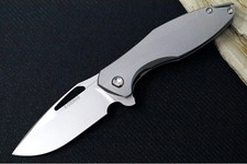 Koenig Mini Arius - Patterned Handle - Burnished Blade With Polished Flats Koenig Mini Arius - Patterned Handle - Burnished Blade With Polished Flats