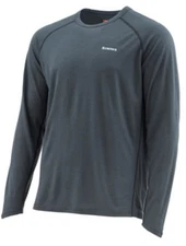 Simms Fishing Ultra-Wool Core Top Layer Mens LG Raven NEW wTags Warmest Layer!!