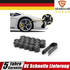 17mm Radschrauben Radmuttern Bolzen 20Pcs FÜR VW Satz Bolzen Kappen Set 20tlg