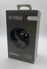 Google Fitbit Versa 4 Fitness SmartWatch – Black Band, Graphite Aluminium Case