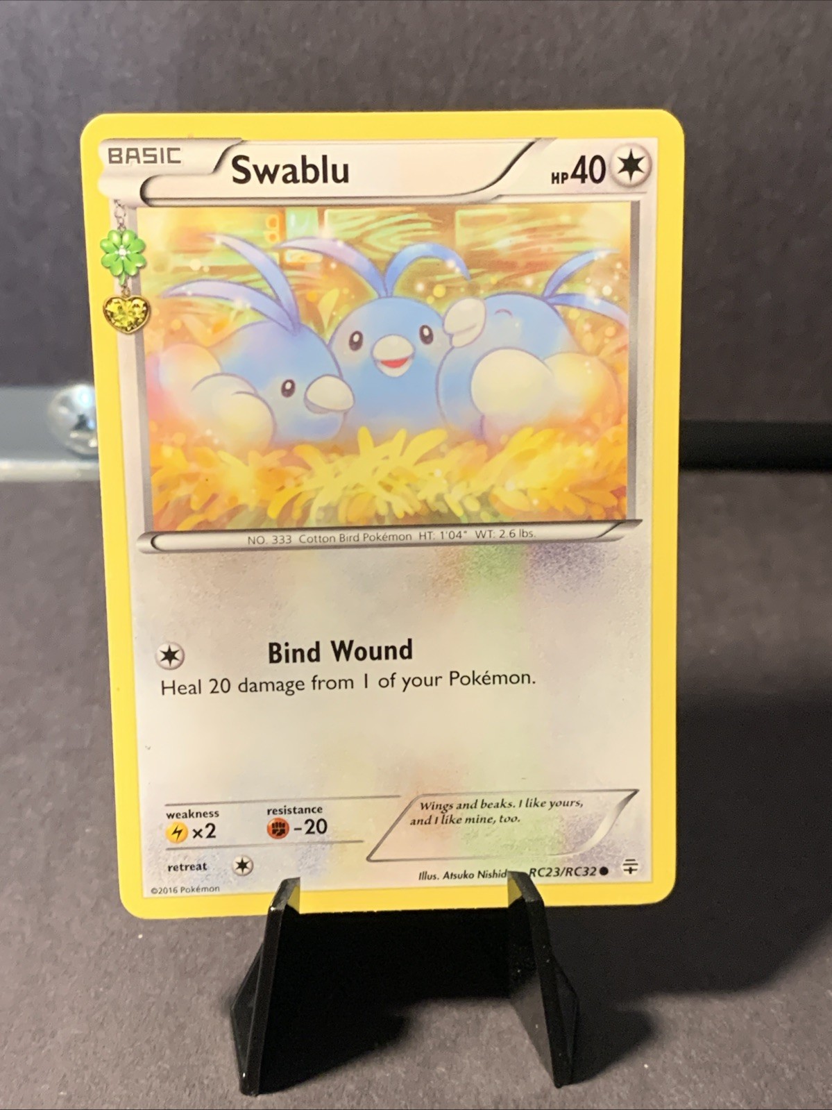 Pokemon TCG Swablu RC23/RC32 Generations Radiant Collection Common NM