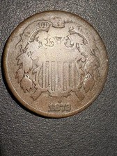 RARE 1872 Two 2 Cent Piece - the series key date