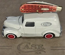 Case XX Engraved Toy Truck Knife Stand W/Magnet. Knife Not Included.