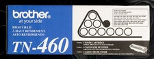 Brother TN-460 High Yield Genuine Black Toner Cartridge   New OEM Sealed Box