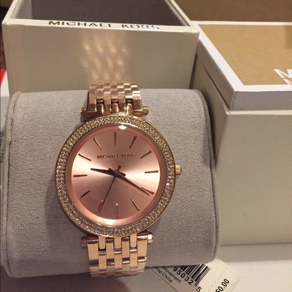 Michael Kors Darci Women Rose Gold Case Wristwatches for  display picture 1