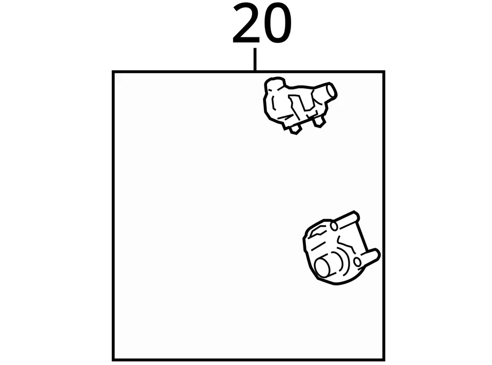CADILLAC SRX CTS 2005-2008 CARCASA ASM-ENG COOL THERM 12597256 - NUEVO OEM Foto 3 de 3
