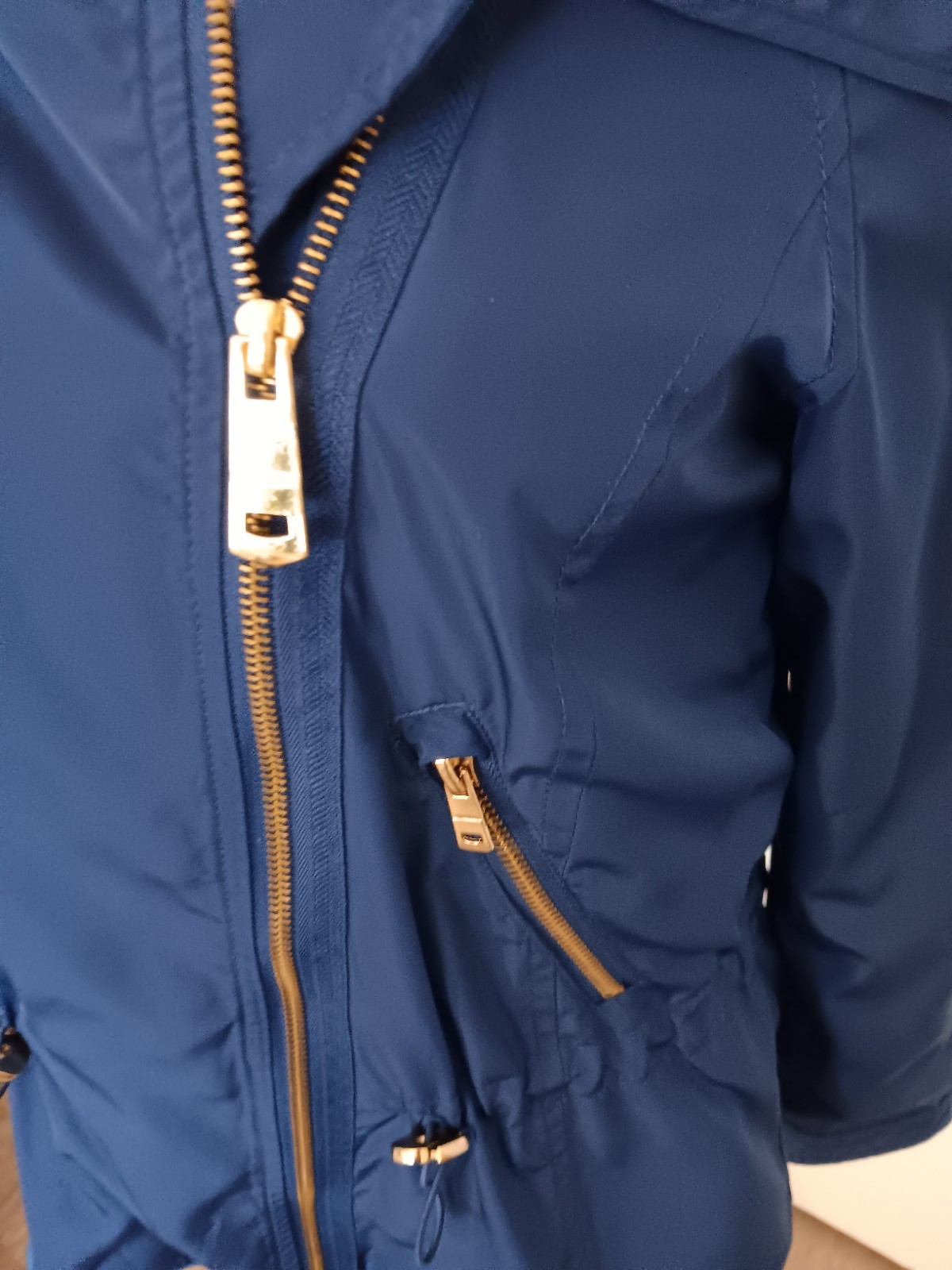 ZARA BASIC OUTERWEAR LIGHTWEIGHT BLUE JACKET. SIZ… - image 3