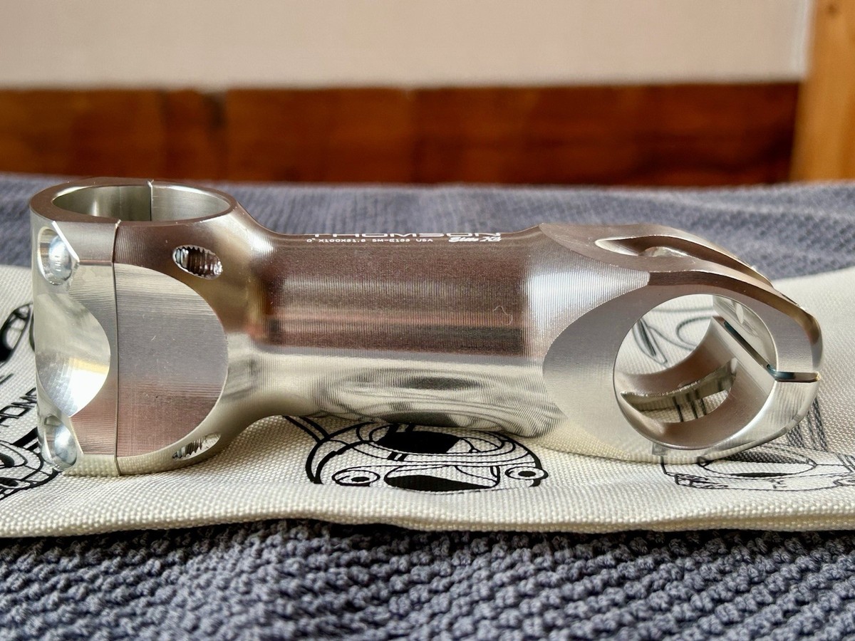 Thomson Elite X4 Stem 100mm / 0 Degree, 31.8mm Silver | eBay