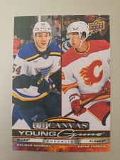 2025-26 Upper Deck Series 1 Hockey Young Guns Canvas Checklist Dvorsky/Parekh...