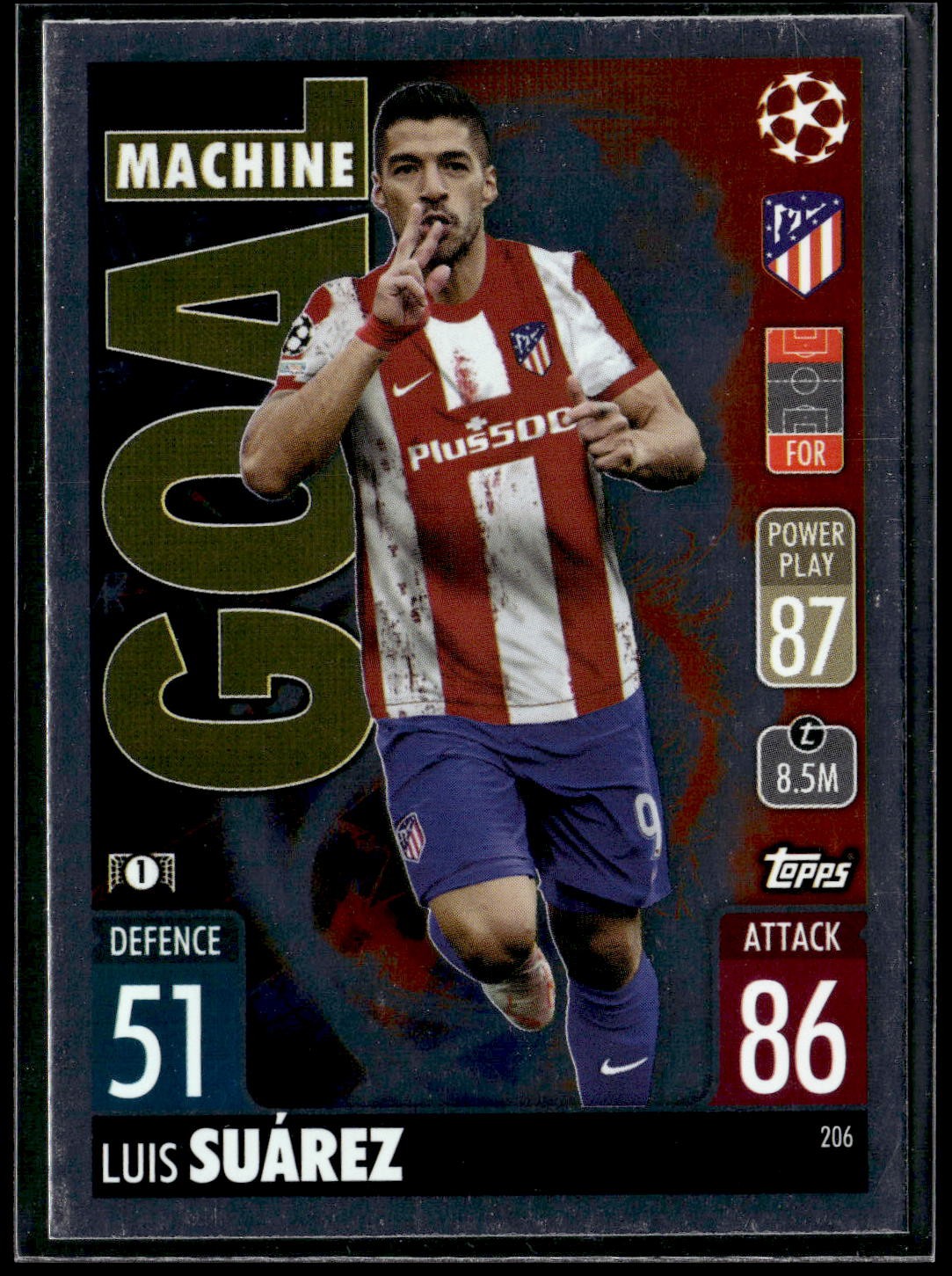 Luis Suarez 2021-22 Topps Match Attax Champions & Europa League #206
