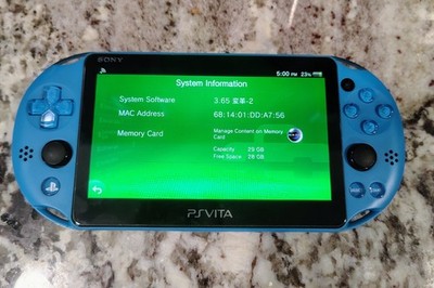 Sony PS Vita Blue 32gb PSP, PS1, PS VITA and More | eBay