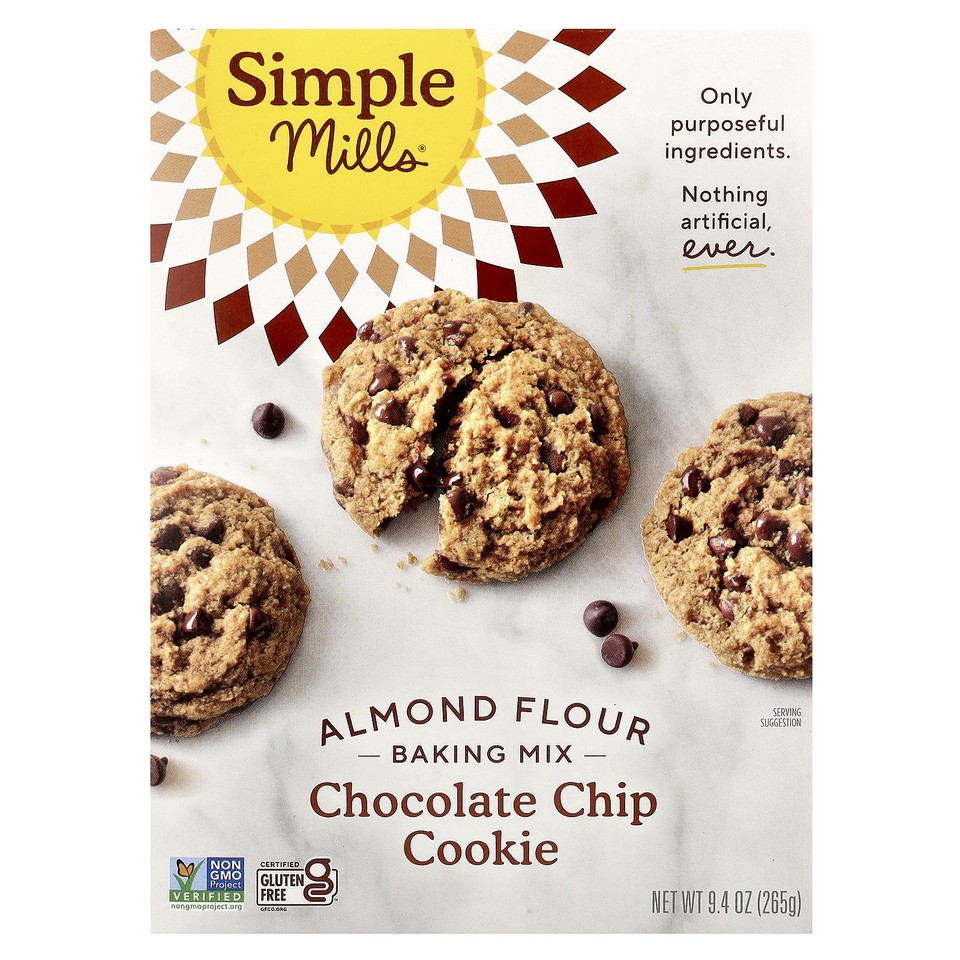 Almond Flour Baking Mix, Chocolate Chip Cookie, 9.4 oz (265 g)