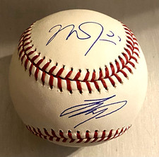 Mike Trout & Shohei Ohtani Autograph Official Major League Baseball- FanaticsCOA