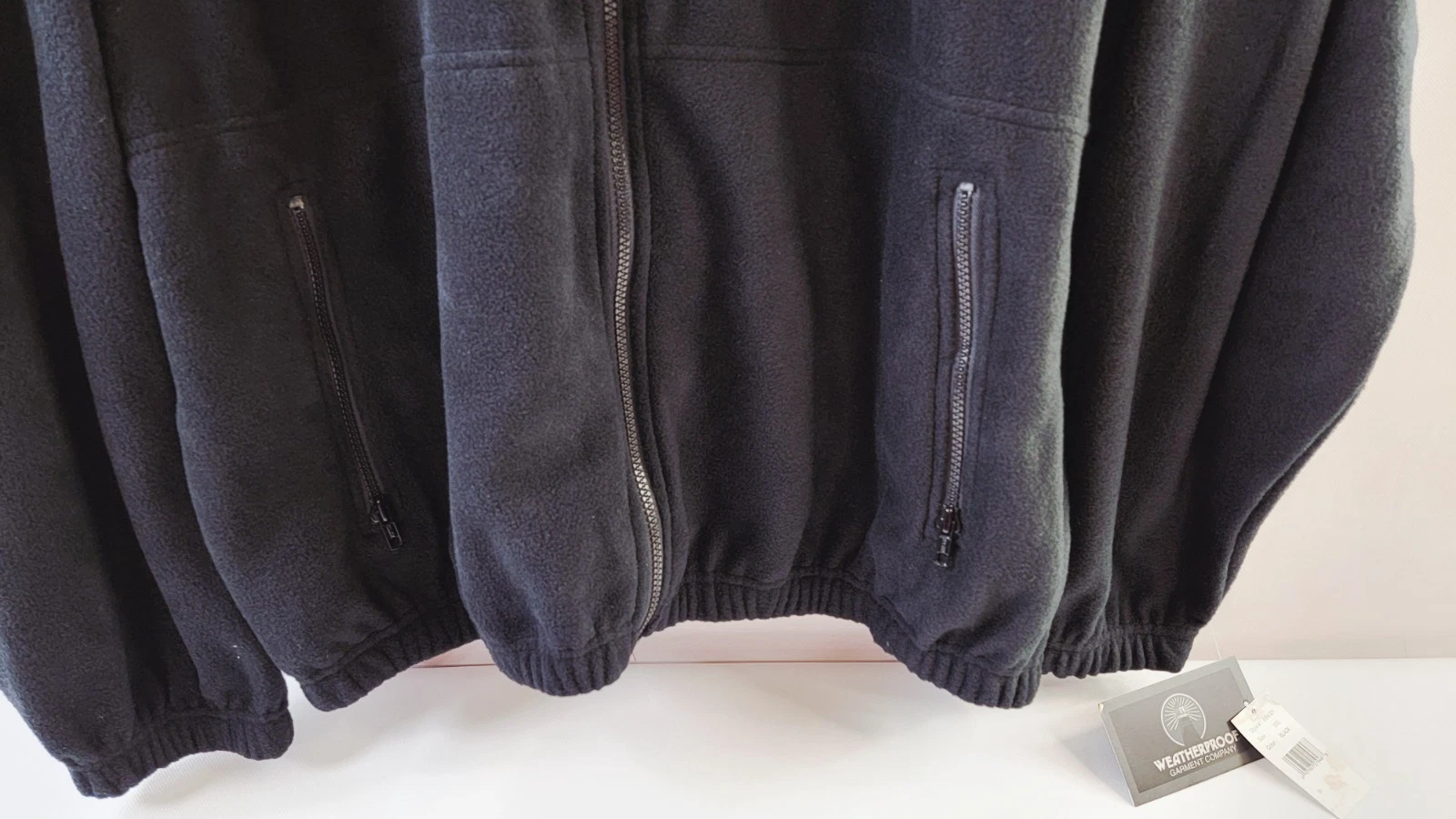 Weatherproof Nissan 350Z Logo XXL Black Fleece Full Zip Jacket Sweater New NWT  image 4