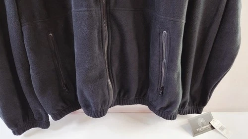 Weatherproof Nissan 350Z Logo XXL Black Fleece Full Zip Jacket Sweater New NWT  image 4
