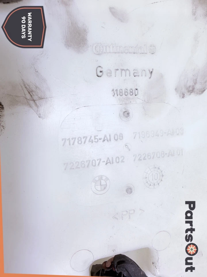 BMW 740i F01 2010-2015 depósito de líquido para lavadora de parabrisas delantero 7178745 OEM Foto 4 de 4