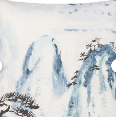 2 x Designers Guild Kissenbezüge Jade Tempel Kornblume 17x17'' - 43x43cm NEU