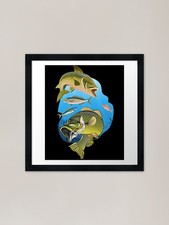 Angler Clothing Angler Fish Species Framed Wall Art Poster Canvas Print Picture