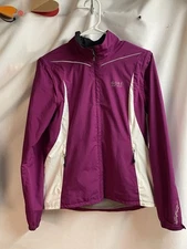Gore Bike Wear Jacket Women's Medium Pink Zip Off Sleeves Vest Windstopper Shell