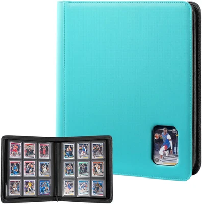 Top Loader Binder for Cards; Holds 324 Toploaders with 9 Pockets, Toploader Stor