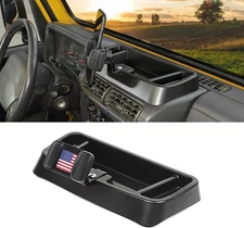 Dash Mount Cell Phone Holder Center Console Dash Tray Dashboard Storage Box Orga