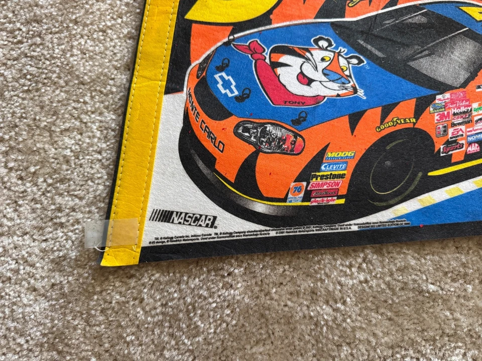 Banderín Terry Labonte #5 Kellogg’s Racing NASCAR - Edición Limitada #563/5000 Foto 2 de 4