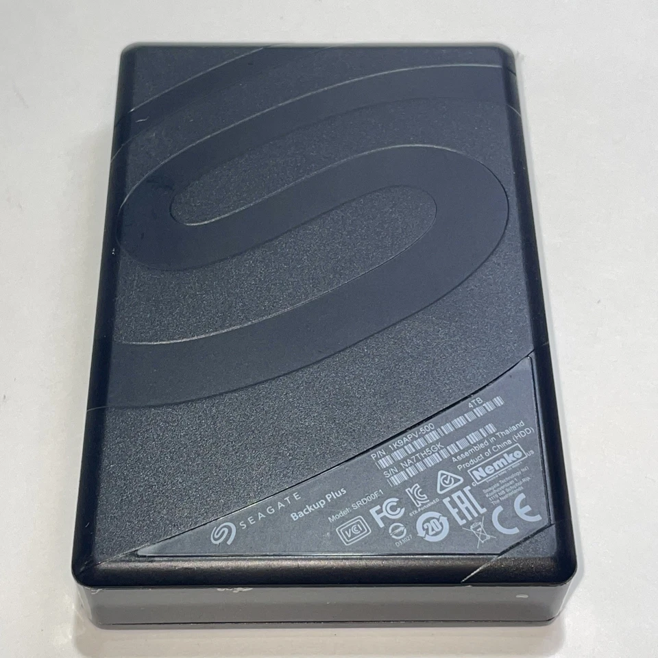 Seagate Backup Plus 4TB External Hard Drive USB 3.0 SRD00F1 1K9APV-500 Tested - Image 2 of 4