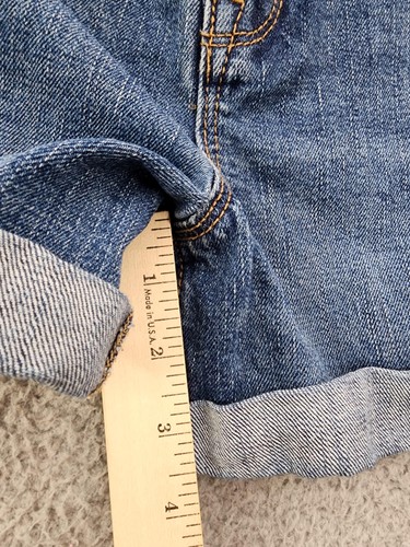 Old Navy Shorts Womens 4 Blue Denim High Rise Secret Slim Pockets Button Fly - Picture 8 of 11