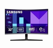 SAMSUNG 32" S3 FHD 100HZ CURVED MONITOR, GAME MODE, LS32D396GANXZA - BLACK