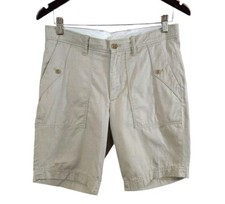 Crewcuts by J. Crew Twill Patch Pocket Khaki Shorts Adjustable Waist Boys' 16