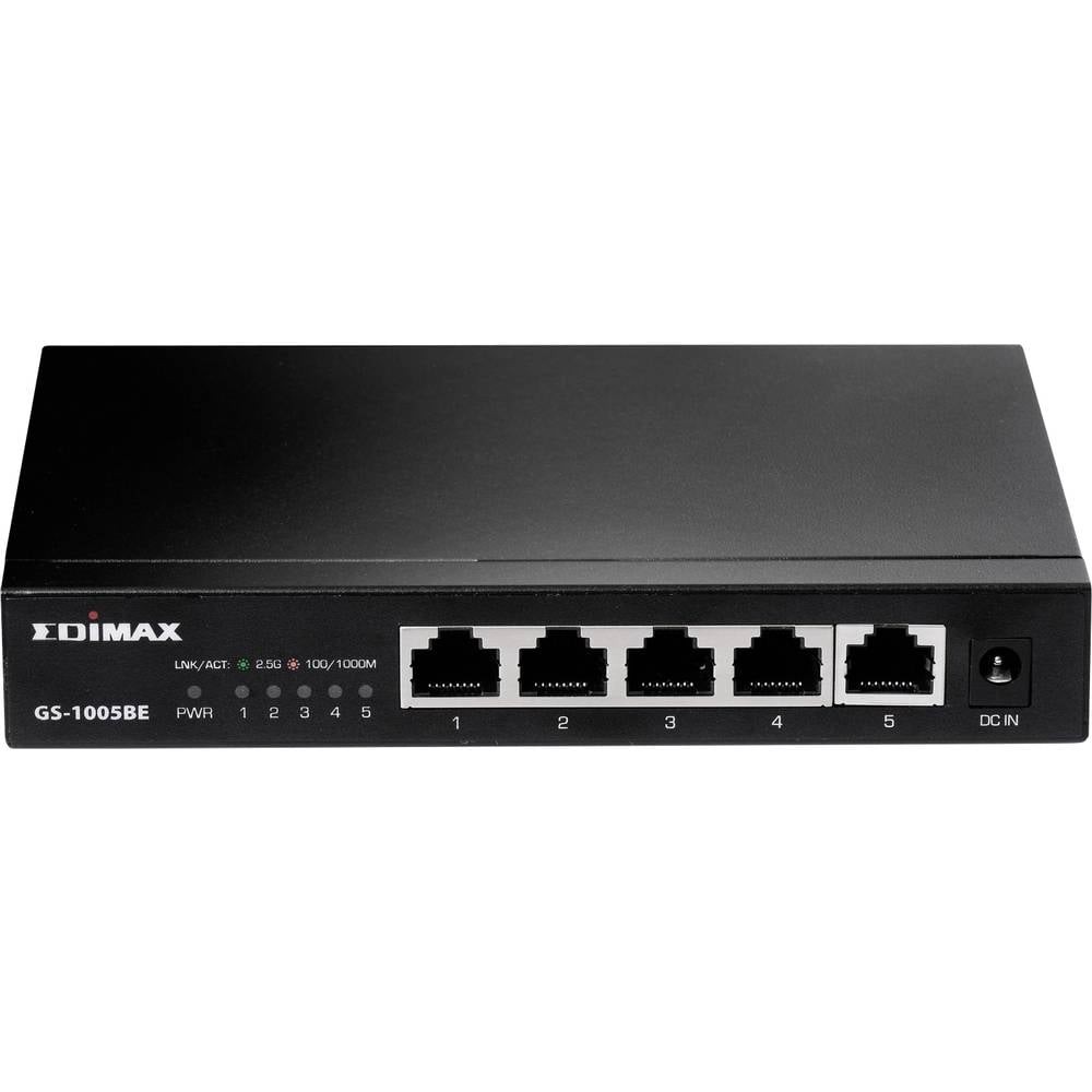 Switch 5 ports 2.5 GBit/s EDIMAX GS-1005BE pour un streaming 4K fluide
