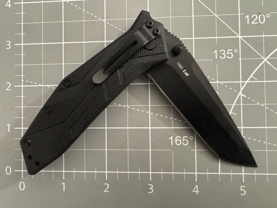 KERSHAW ® 1990 «Brawler» черный GFN ручки 3,25» танто лезвие A.Open складной нож - Изображение 2 из 4