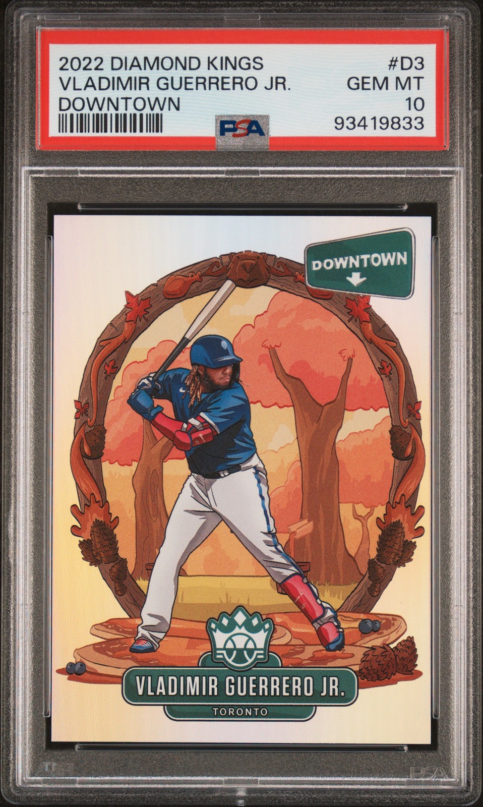 2022 Diamond Kings Downtown Vladimir Guerrero Jr. #3 PSA 10