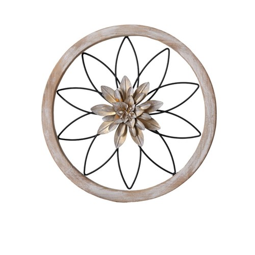 1/3pcs Circular Flower Wall Decoration Wall Background Pendant Bedroom - Picture 11 of 11