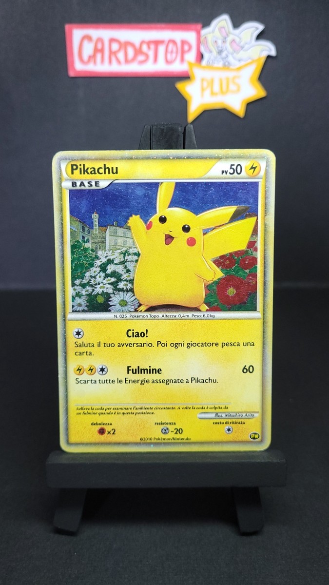 Pikachu (Italian) PW2 Pikachu World Collection Holo for sale