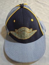 Vintage Air Jordan Wings Wool CHILD Jumpman Hat Fitted Cap Rare Powde BLUE Gold