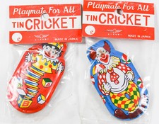 Tin Clickers Pair Clowns