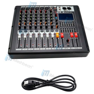 Pro 8 Channel Mixer w/Power Amplifier 700W w/Bluetooth Sound Package 110V-220V