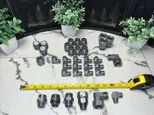 36 QTY! BULK LOT-EMB Fittings Hydraulic Elbow Fitting Coupling 45-F Voss Oetiker