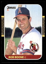 Bob Boone 1987 Donruss #233 Angels MLB READ FREE SHIPPING AutographDen