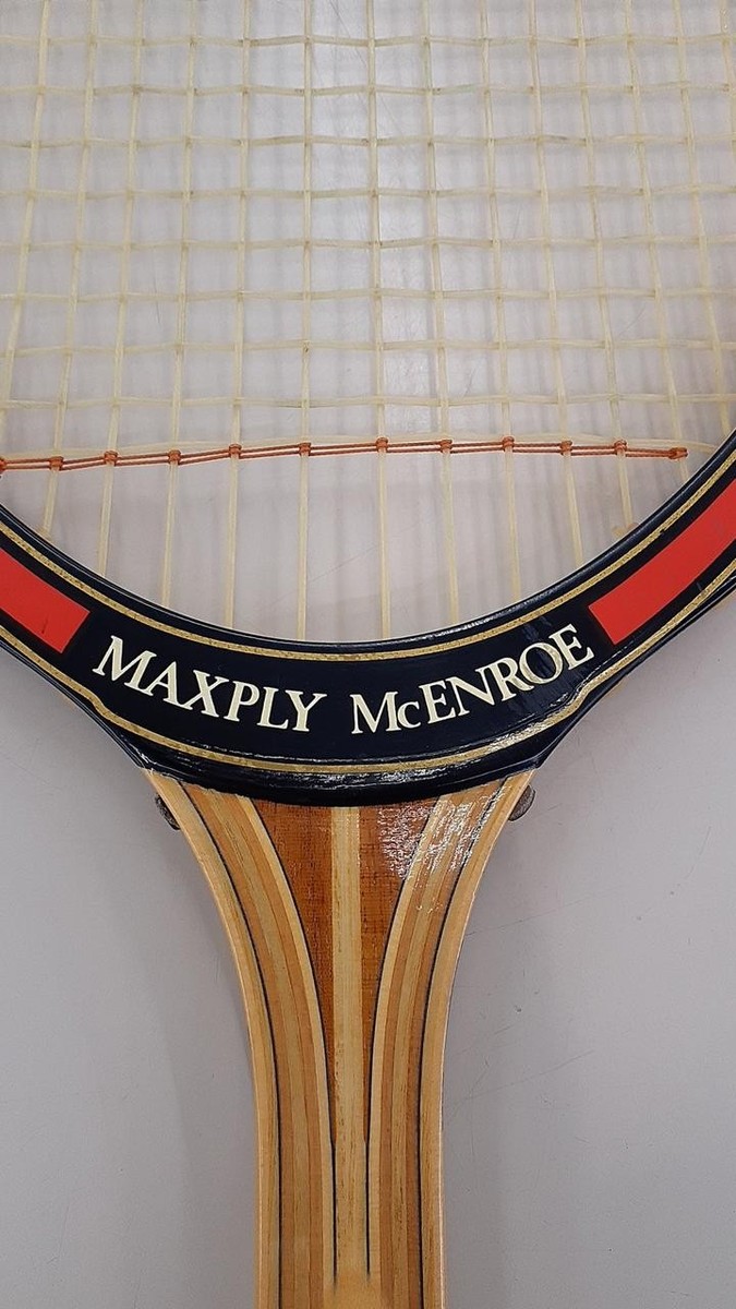 MAXPLY McENROE ダンロップテニスラケット Brand New Dunlop MaxPly McEnroe Mid Wooden Tennis Racquet