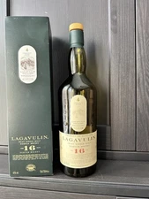 Lagavulin 16 Year Islay Single Malt Scotch Whisky Empty Bottles Boxes