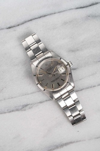 Vintage Rolex OP Ref 1501 Automatic 70s Silver Vertical Stripe Dial 34mm - Picture 2 of 5