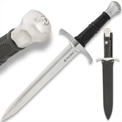 Honshu Crusader Quillon Dagger with Sheath | Carbon Steel Blade | Length 18 5/8”